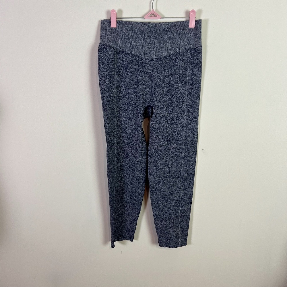 PINK Active Women’s Blue Classic Seamless Ankle Leggings X Large Work Out